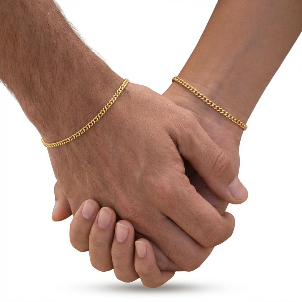 Personalized Initial Couple Bracelet • Matching Love Gift