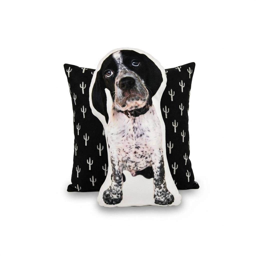 Custom Pet Photo Shaped Pillow - Personalized Dog & Cat Gift