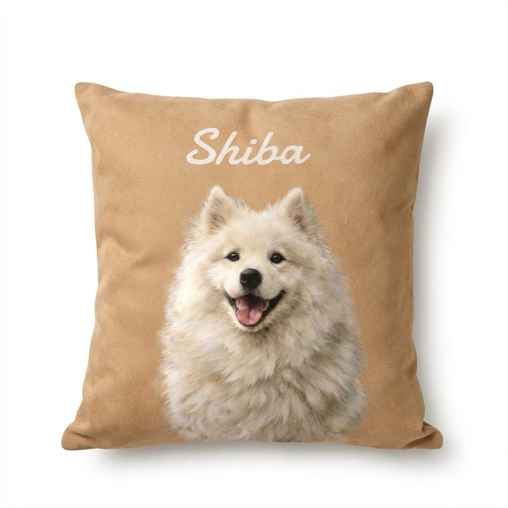 Custom Pet Portrait Pillow | Personalized Dog & Cat Gift