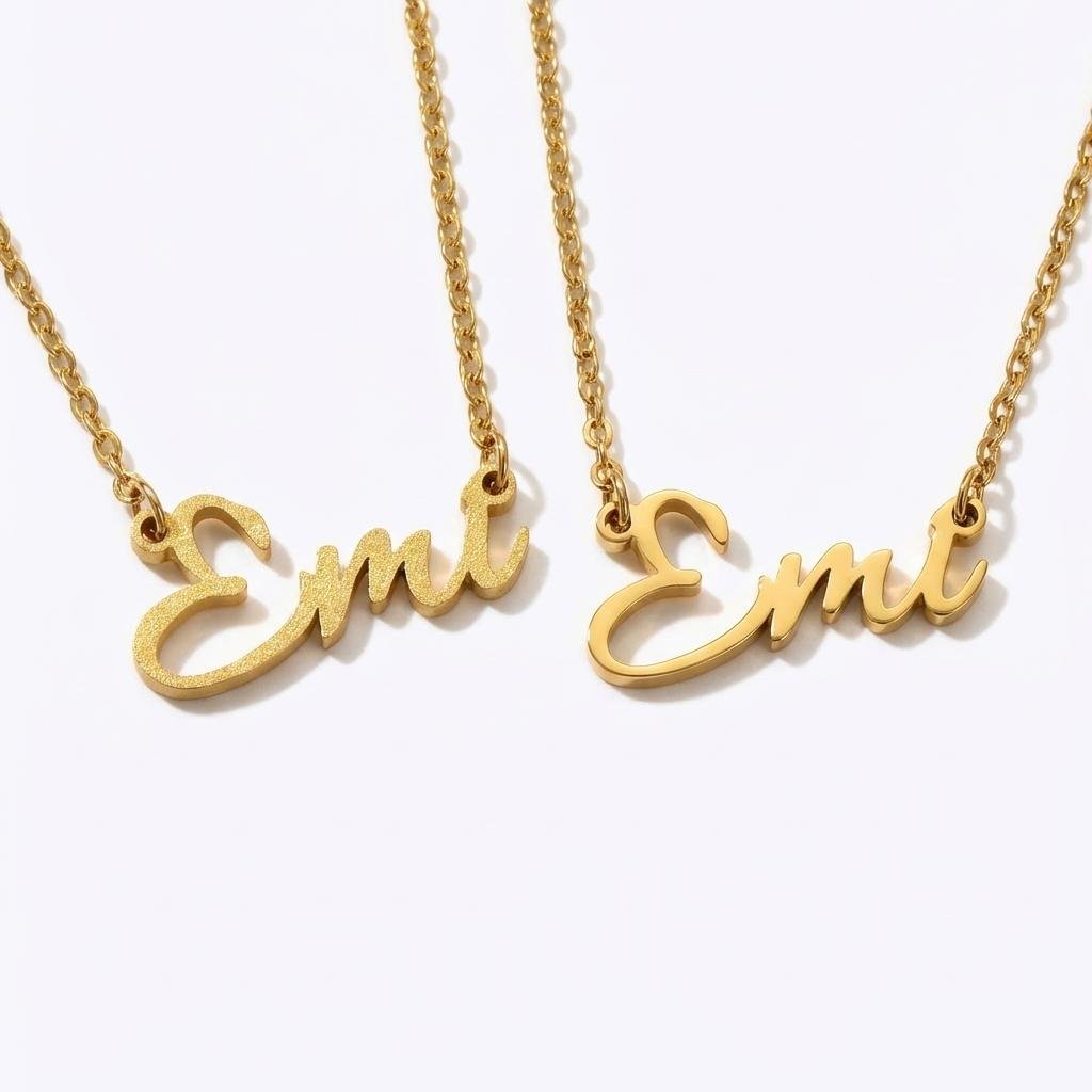 Personalized Heart Name Necklace | Dainty 18K Gold Jewelry