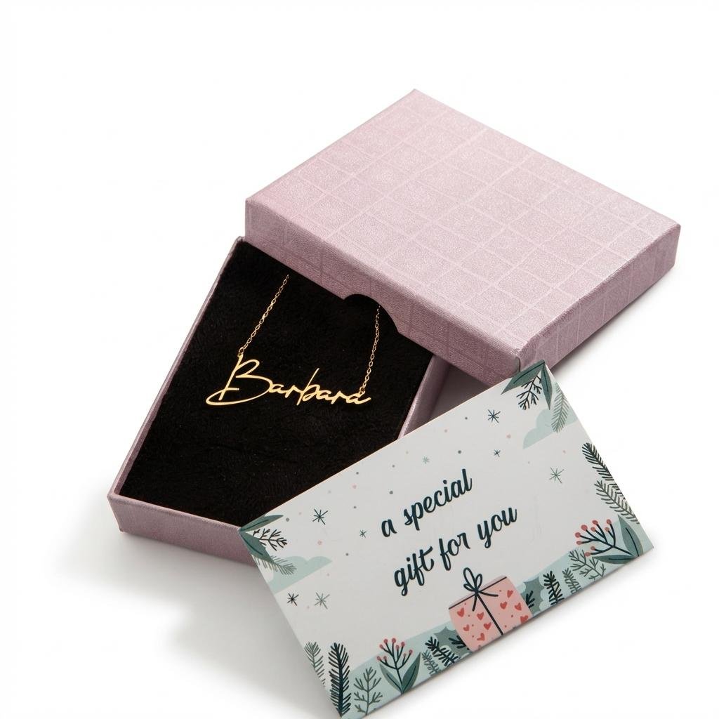 14K Gold Initial Birthstone Necklace | Personalized Gift