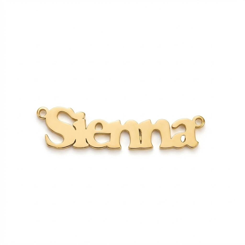 Dainty 14K Solid Gold Personalized Name Necklace