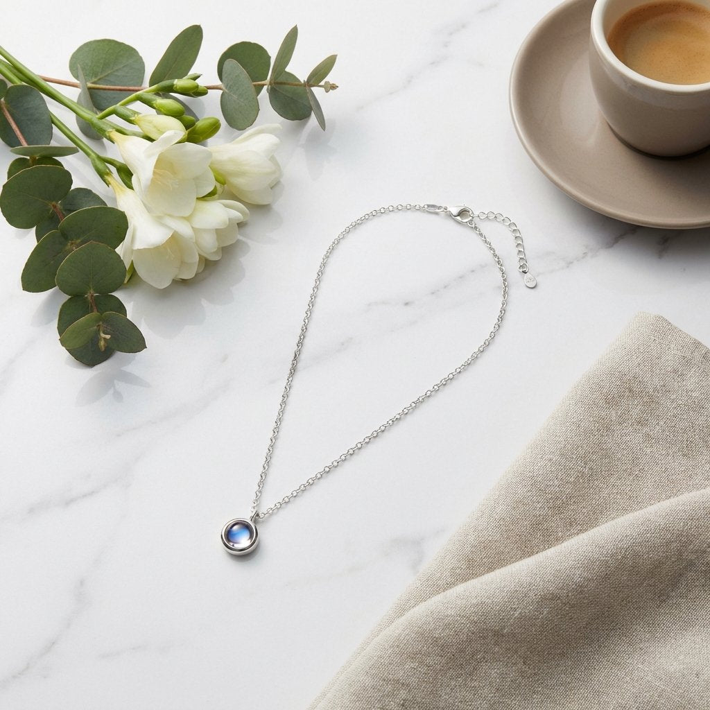 Radiant Photo Projection Necklace