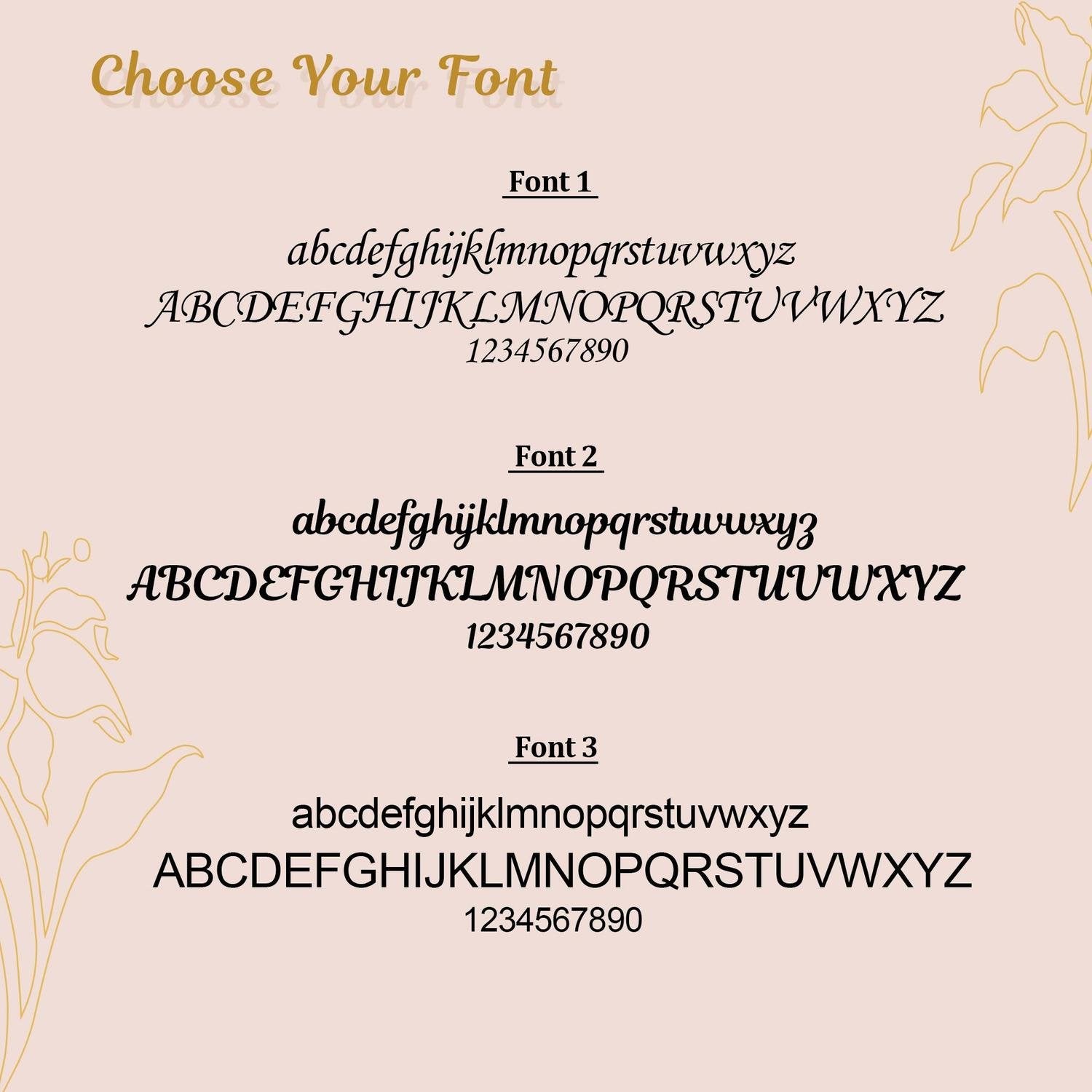 Heritage Floral Personalized Photo Locket