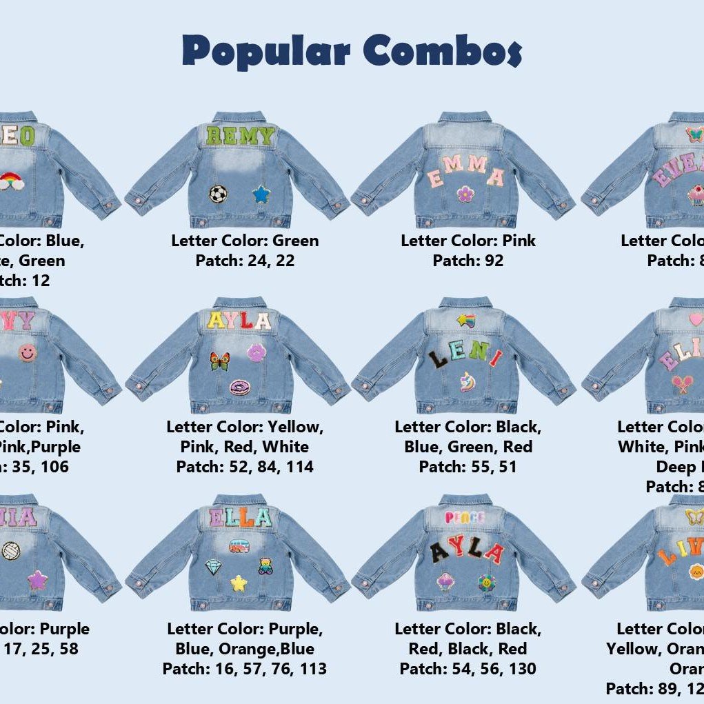 Heritage Personalized Kids Denim Jacket