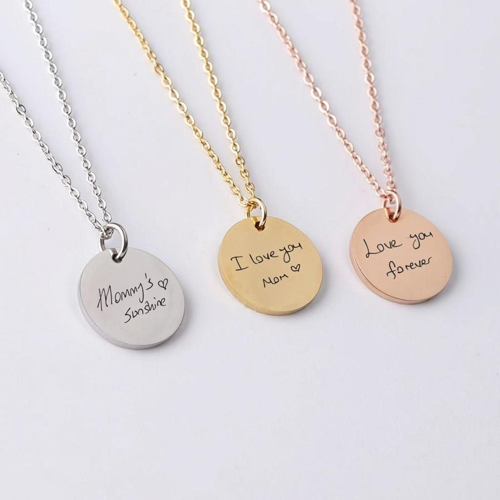 Custom Handwriting Necklace - Personalized Signature Jewelry