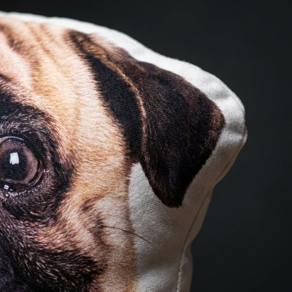 Custom Pet Face Pillow - Personalized Dog Photo Cushion