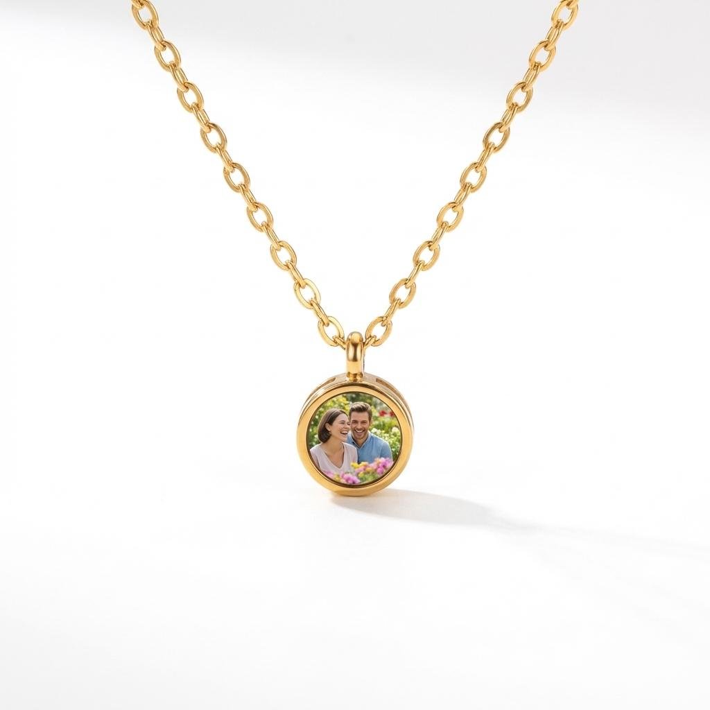 Eternal Memory Photo Projection Necklace | Personalized Gift