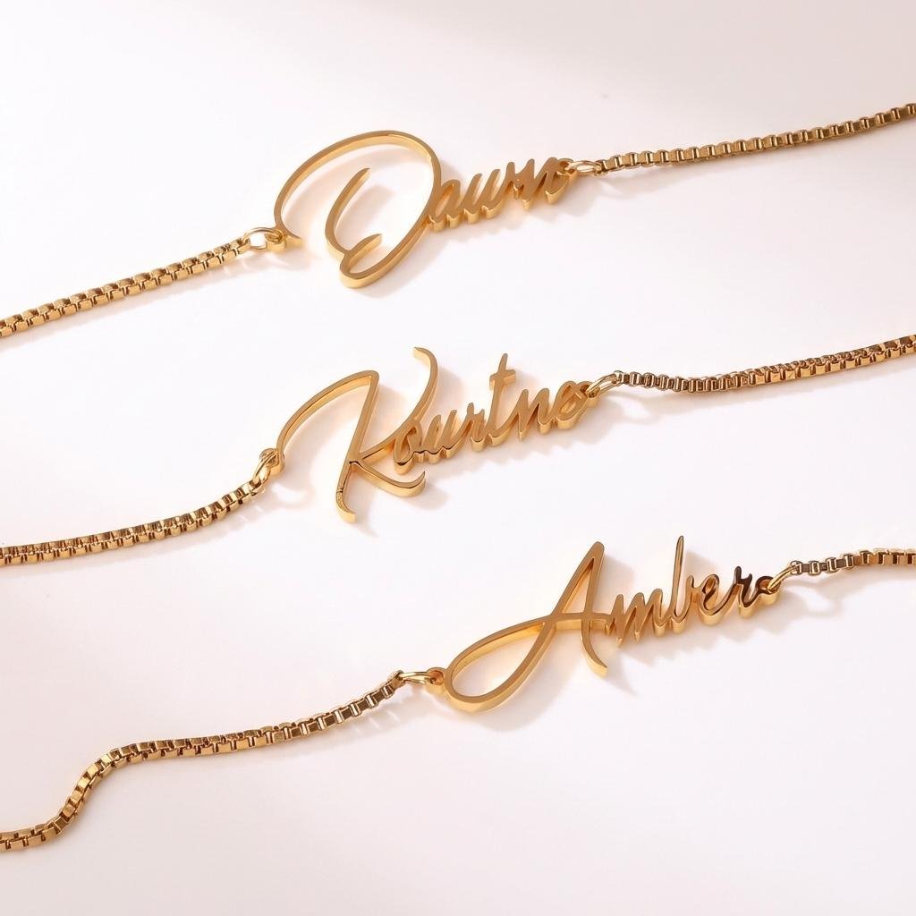 Dainty Custom Script Name Necklace | Personalized Jewelry