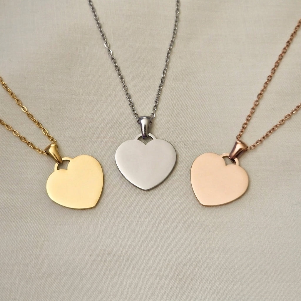 Custom Heart Pendant Necklace: Your Personalized Keepsake