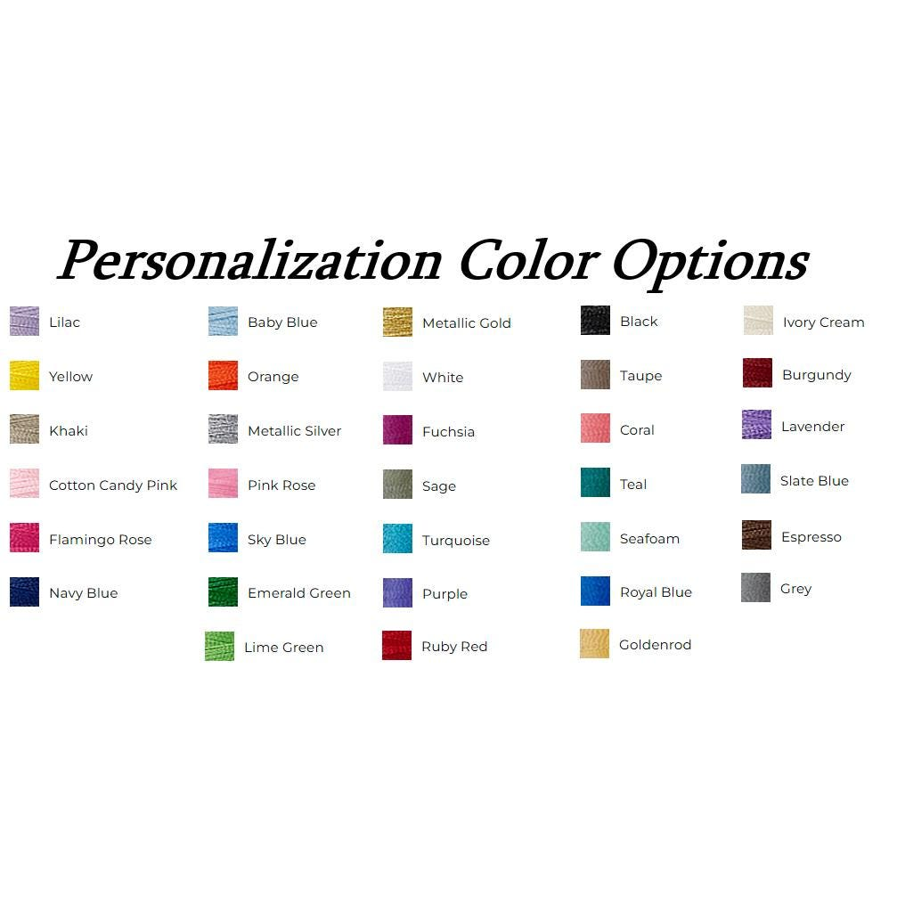 Personalized Embroidered Wedding Afghan Blanket