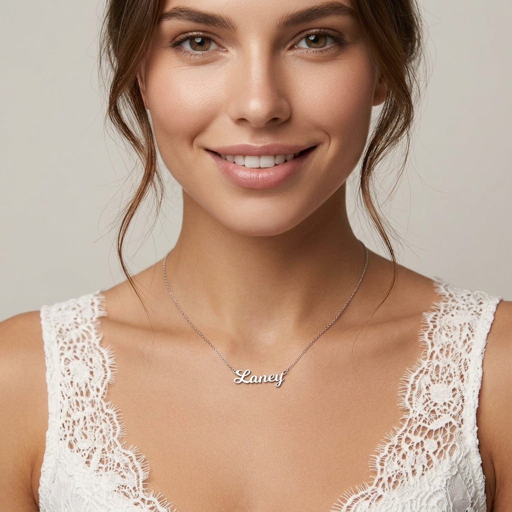 Your Name in Gold: Personalized Signature Name Necklace