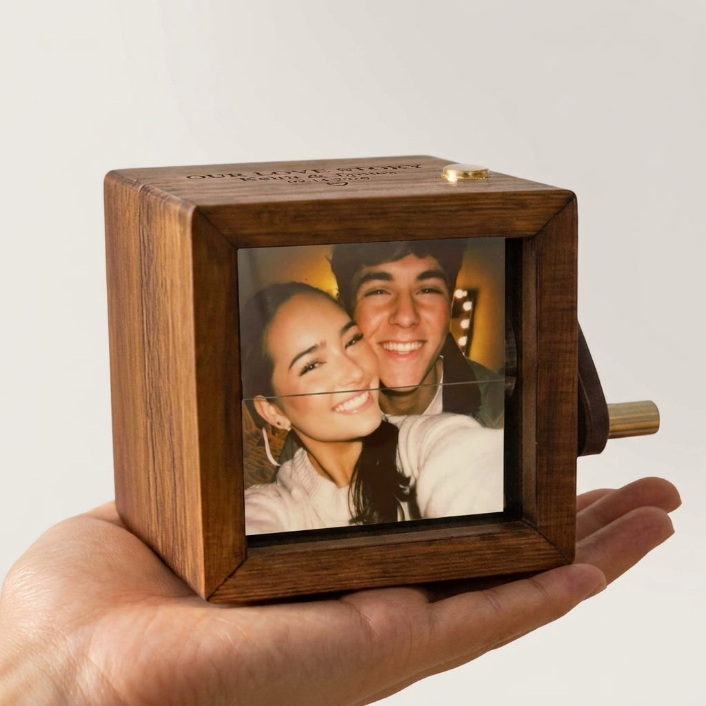 Custom Photo Flipbook Animation Box with Keepsake Light