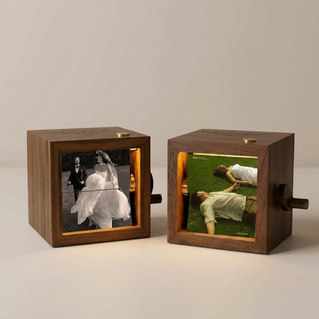 Custom Photo Flipbook Animation Box with Keepsake Light