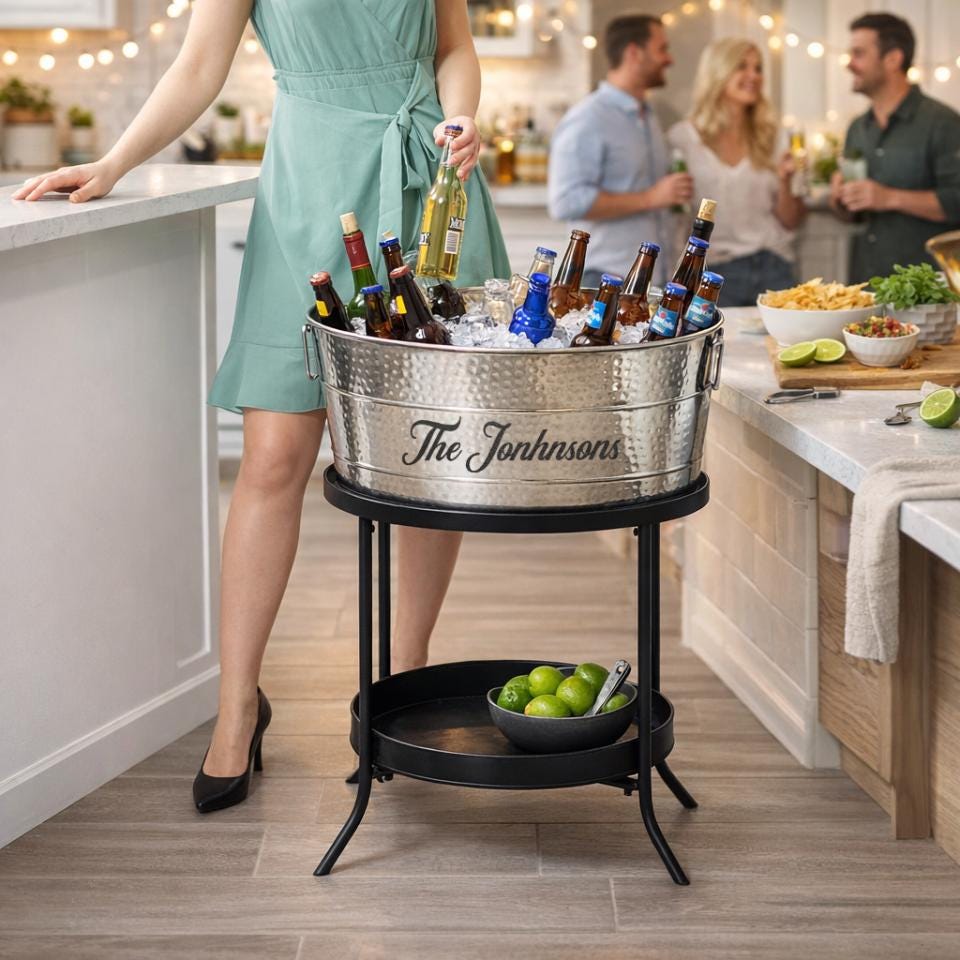 Personalized Beverage Tub: The Ultimate Entertaining Keepsake