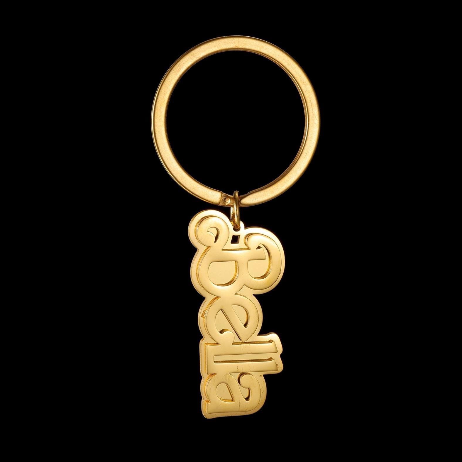 Signature Script Personalized Name Keychain