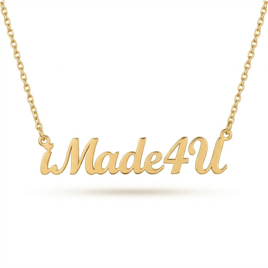 Personalized Signature Name Necklace - Custom Gold Jewelry
