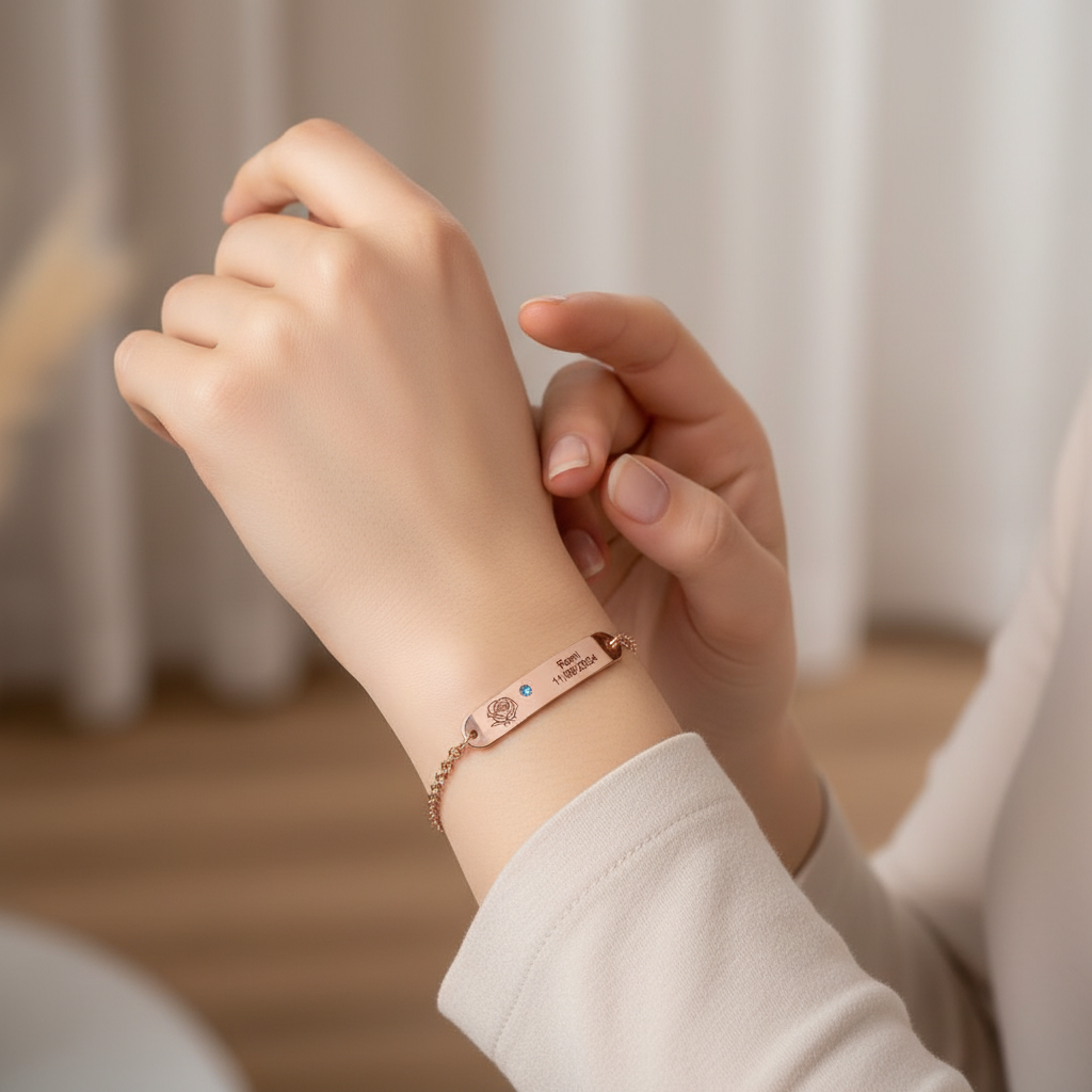 Personalized Love Engraved Bracelet