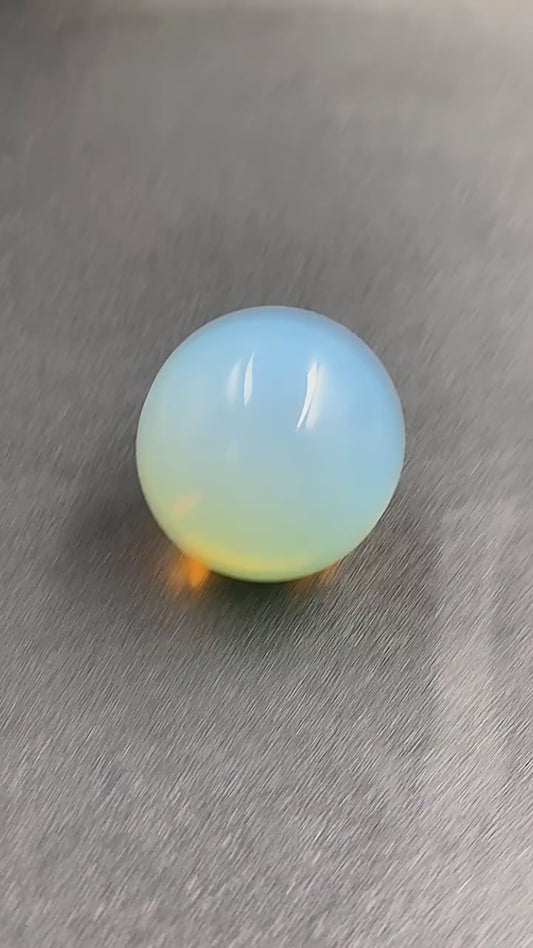 Peruvian Blue Opal Sphere: Calming Energy