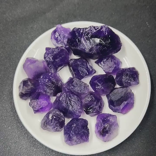 Raw Amethyst Crystal Collection