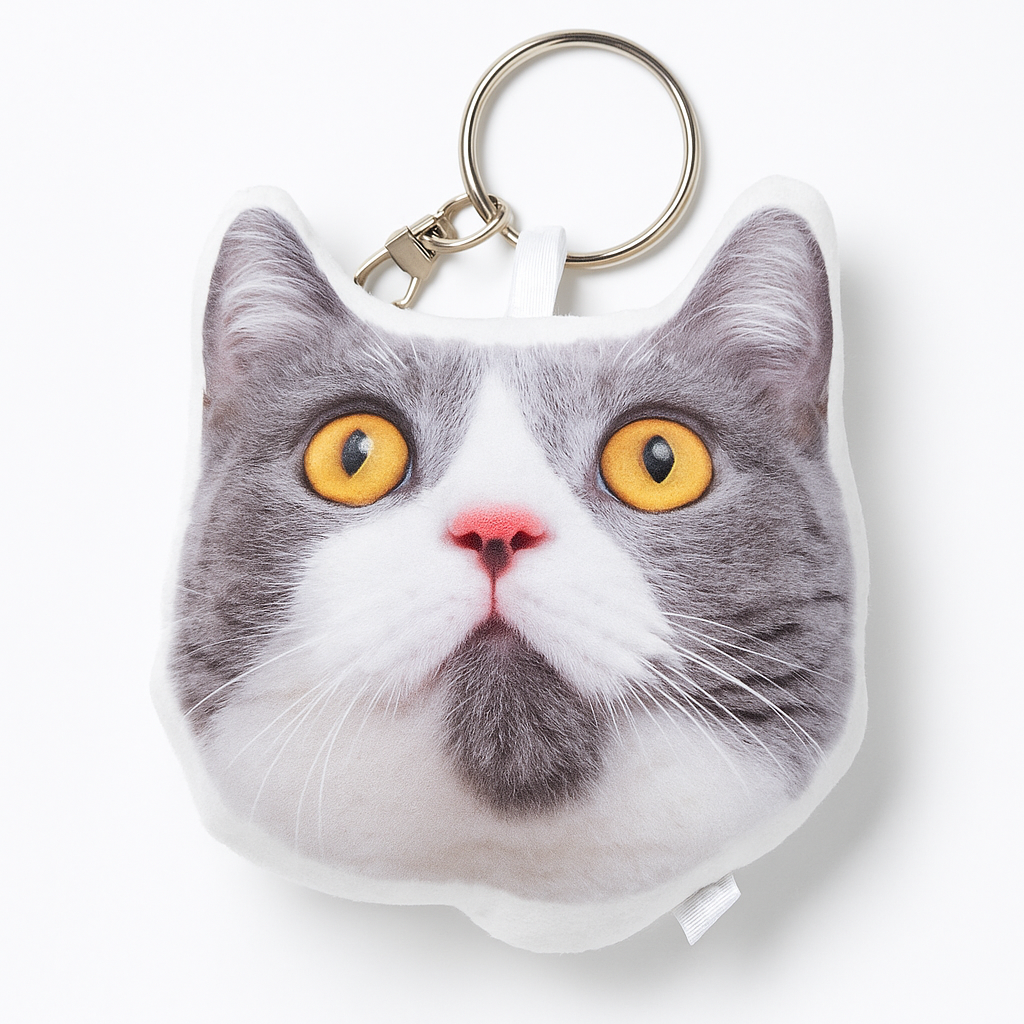 Custom Photo Plush Keychains Pillow